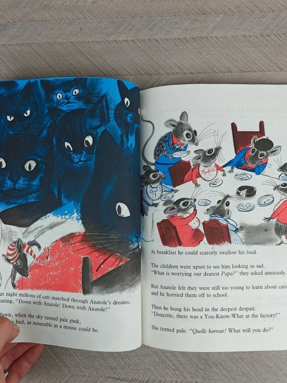 Anatole And The Cat Eve Titus 1990 Paperback Edition Illustrated Children's
